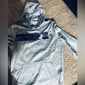 Men’s AS Adult Small Under Armour hoodie - Gray